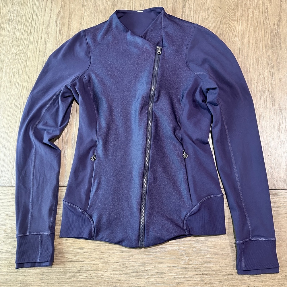 Lululemon Full Zip Jacket Women’s 6 Pearlescent Purple - Picture 2 of 12
